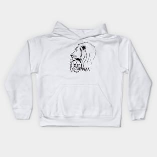 a lion Kids Hoodie